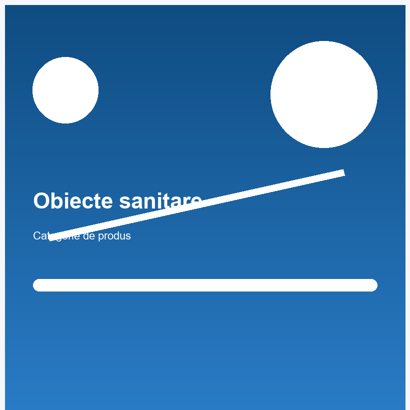 Obiecte sanitare